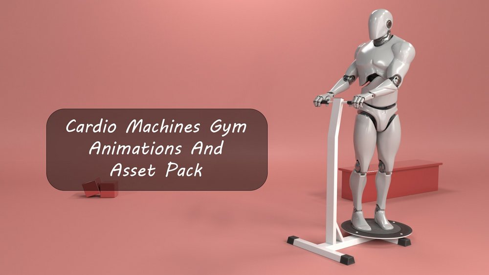 Cardio Machines Gym Animations And Asset Pack 