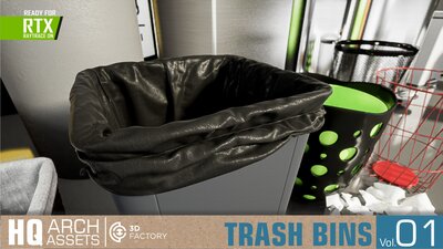 HQ Trash Bins and Baskets Vol. 1 