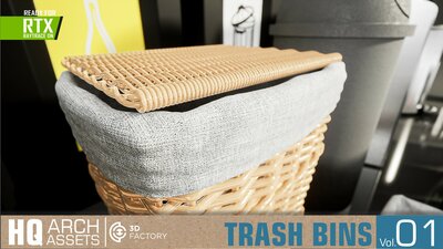 HQ Trash Bins and Baskets Vol. 1 