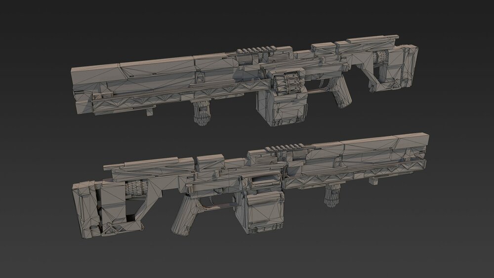 Modular Sci-fi gun 