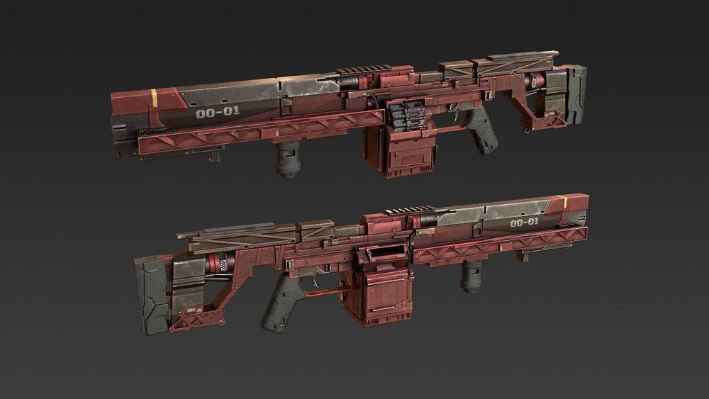 Modular Sci-fi gun 