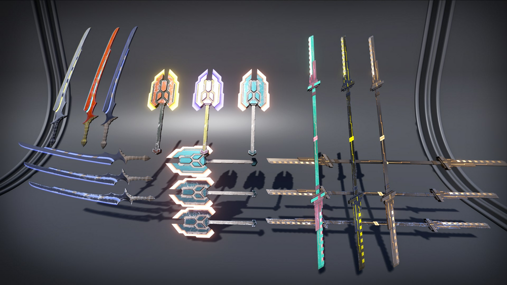 Scifi Melee Weapon Pack 