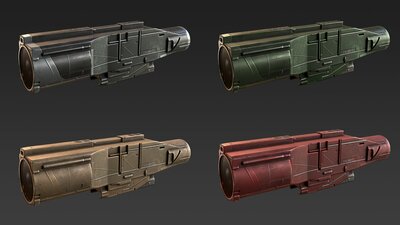 Modular Sci-fi gun 