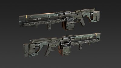 Modular Sci-fi gun 