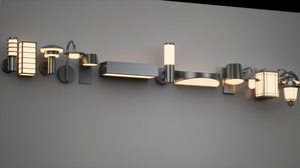 Wall Lamp Pack 01 