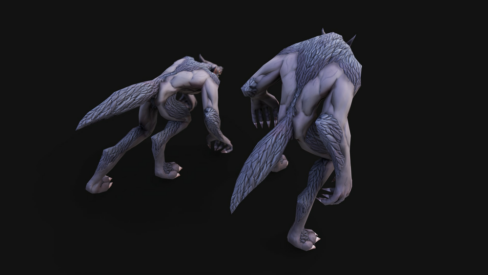 Stylized Werewolf 