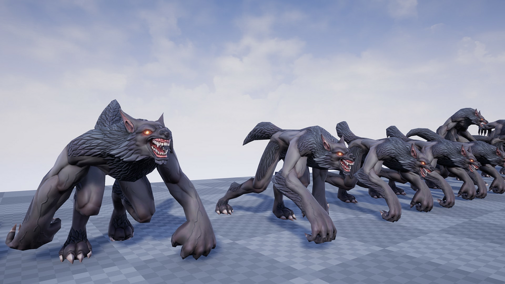 Stylized Werewolf 