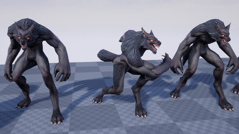 Stylized Werewolf 