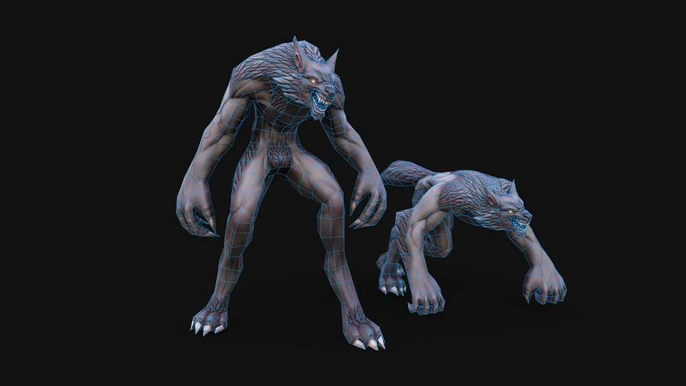 Stylized Werewolf 