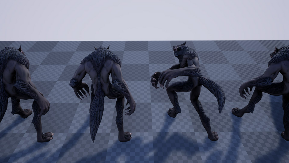 Stylized Werewolf 