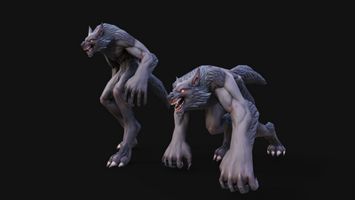 Stylized Werewolf 