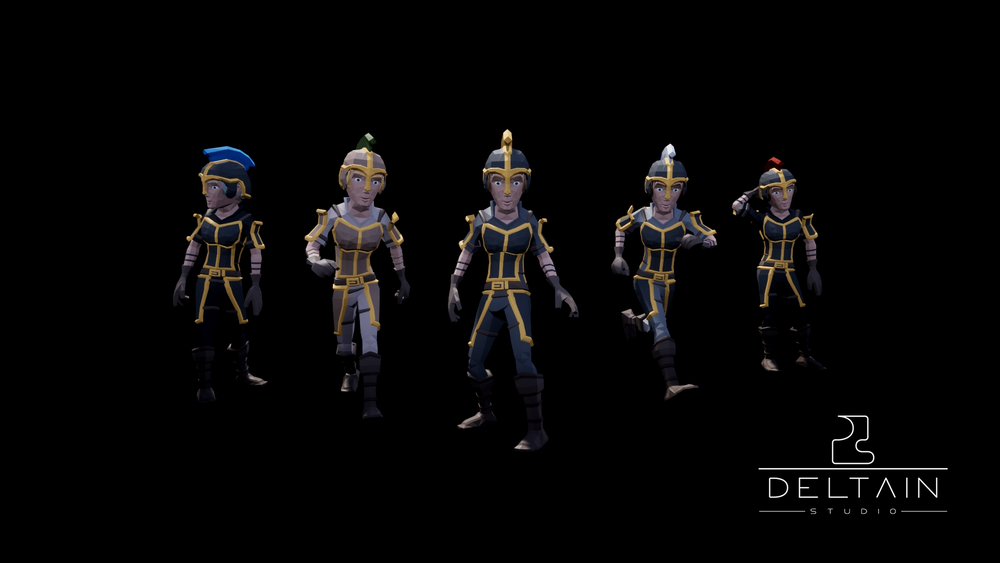 LowPoly Medieval Soldier 