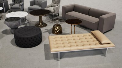 Arch Viz VOL.2 - Living Room Furniture 