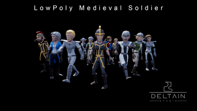 LowPoly Medieval Soldier