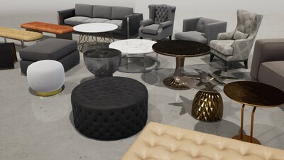 Arch Viz VOL.2 - Living Room Furniture 