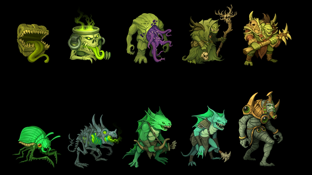 Fantasy Army Characters pack4 