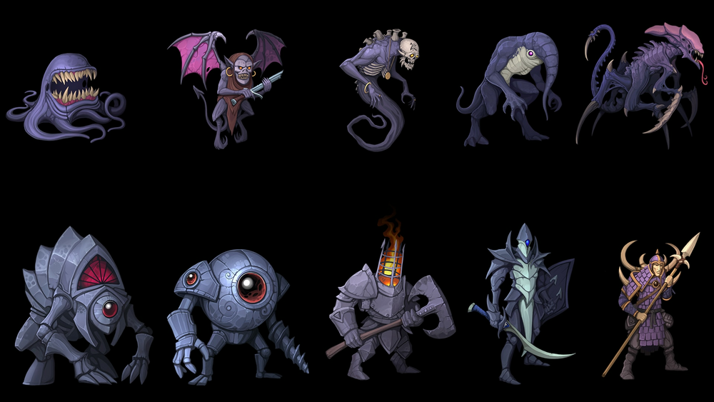 Fantasy Army Characters pack4 