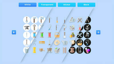 Icons Mega Pack, Flat 625 GUI icons in 4 styles, 10k PNG + PSD & AI 