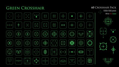 2D Crosshairs Icon Pack 