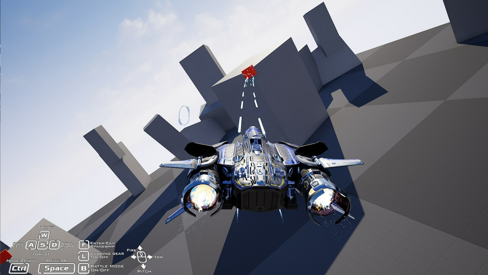 Stellar Phoenix Shuttle - Spaceship With Controller 