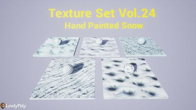 Snow Vol.24 - Hand Painted Textures 