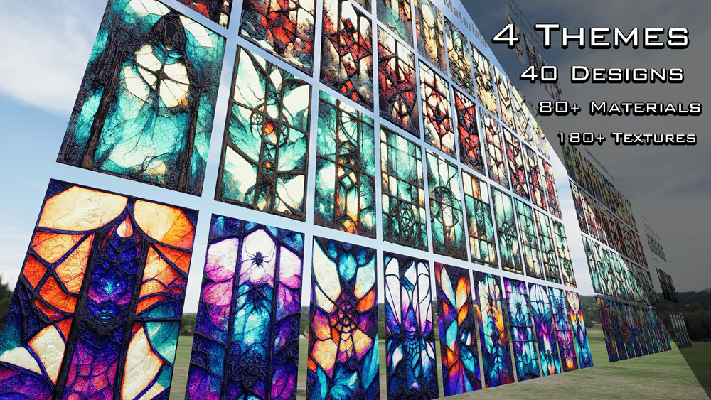 Sublime Stained Glass Materials 2.0 : Pack 05 