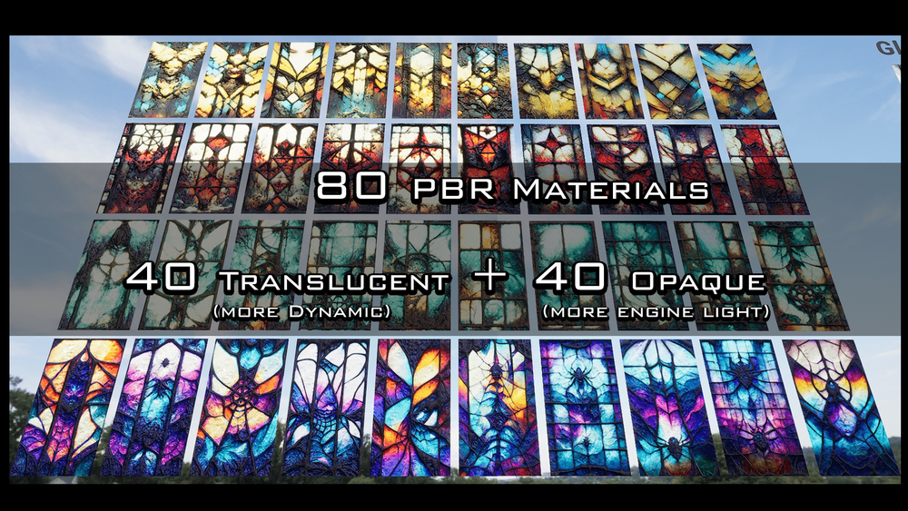 Sublime Stained Glass Materials 2.0 : Pack 05 