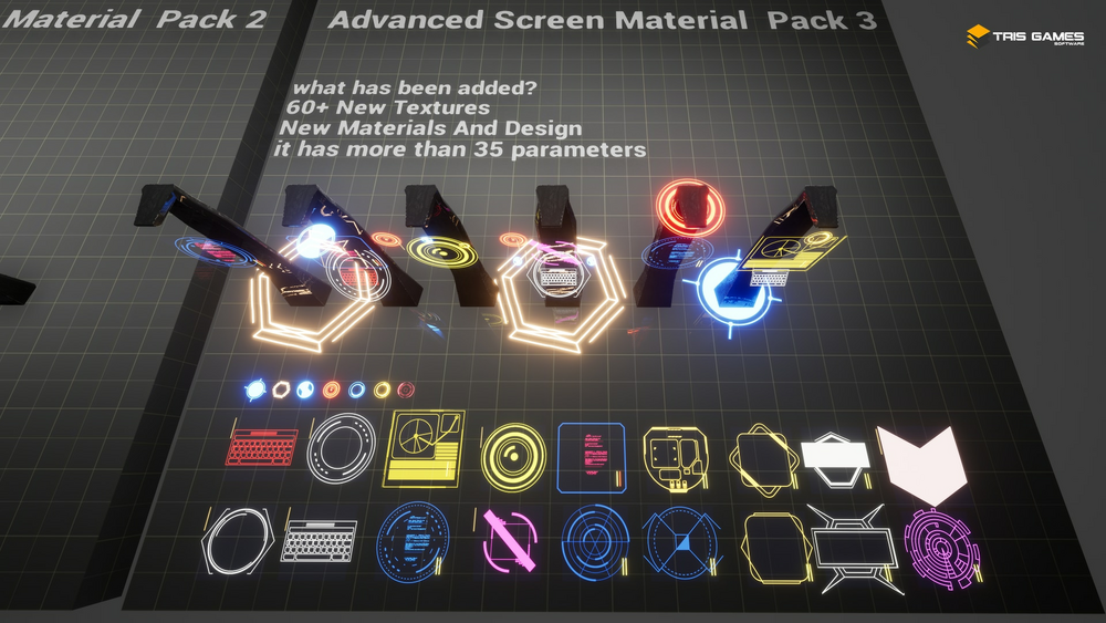 4 IN 1 Advanced Screen Material Bundle + Interactive Materials / AI SOURCES 