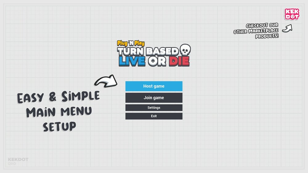 Live or Die - Multiplayer Party Game Template - Blueprints - By Kekdot 