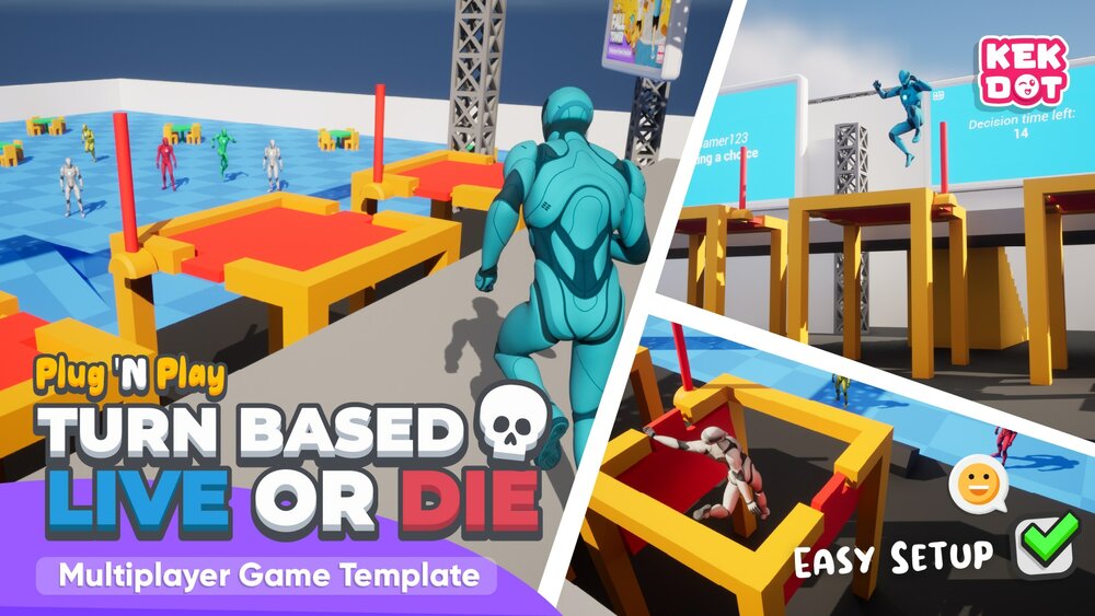 Live or Die - Multiplayer Party Game Template - Blueprints - By Kekdot 