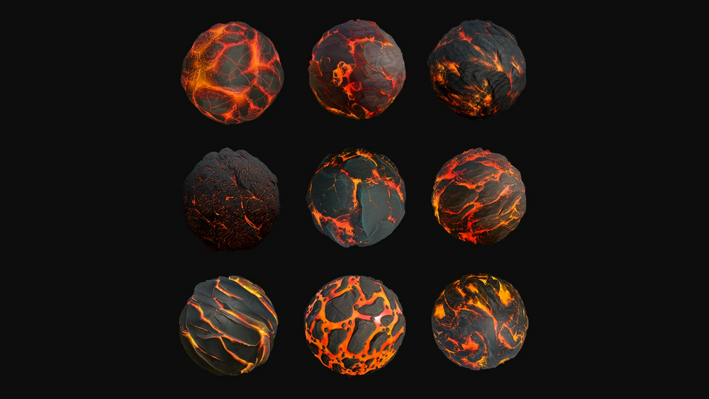 Pack Lava Textures 