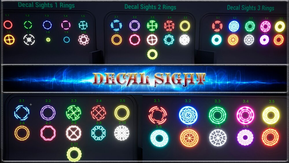 Decal sight 