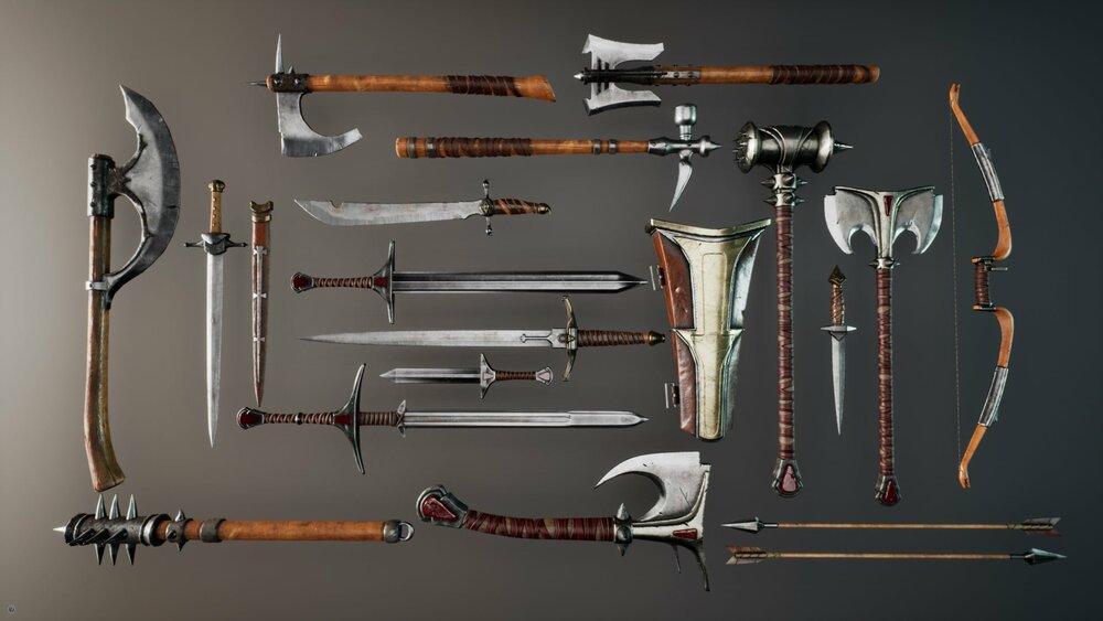 Medieval Weapons Kit 