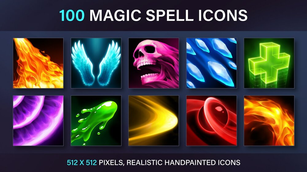 Magic Spell Icons 