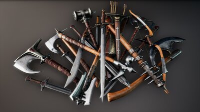 Medieval Weapons Kit 