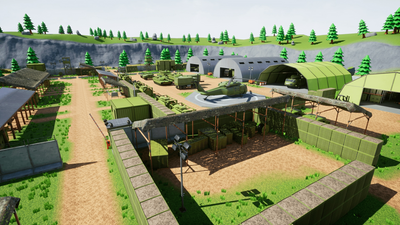 Stylized Military Base 