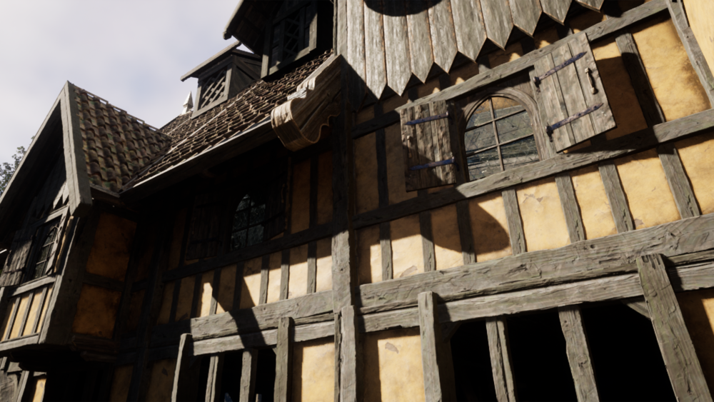 Medieval Town Houses 2.0: Tavern on the crossroads 