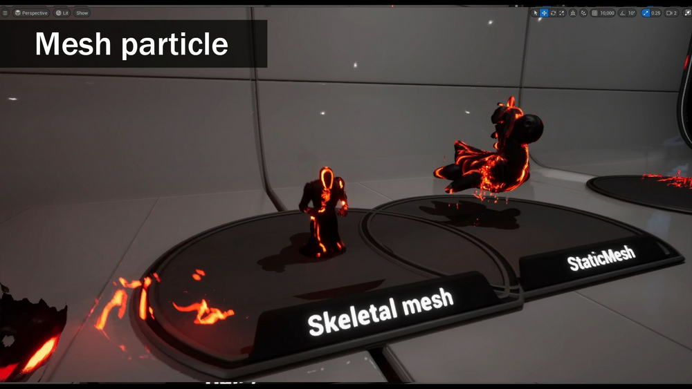 Lava VFX with Blueprint 