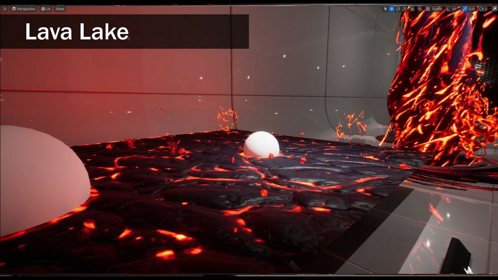 Lava VFX with Blueprint 