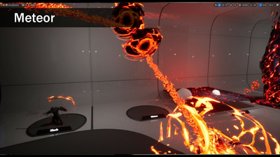 Lava VFX with Blueprint 