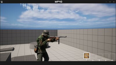 MP 40 Submachine Gun 