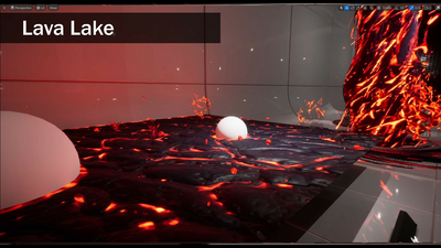 Lava VFX with Blueprint 