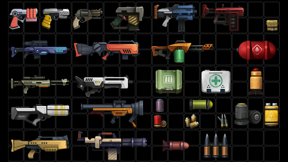 SciFi Guns Set 