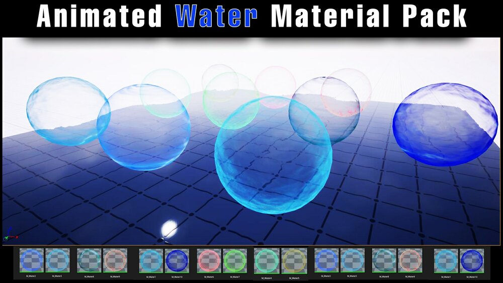 Animated Water Material Pack 