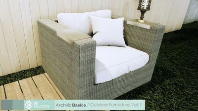 ArchViz Basics - Outdoor Furniature - Pack Vol.1 