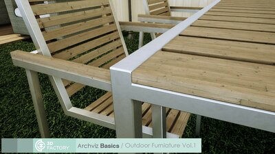 ArchViz Basics - Outdoor Furniature - Pack Vol.1 