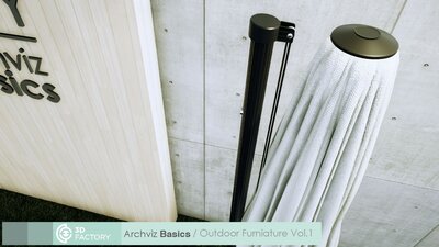 ArchViz Basics - Outdoor Furniature - Pack Vol.1 