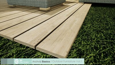 ArchViz Basics - Outdoor Furniature - Pack Vol.1 