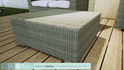 ArchViz Basics - Outdoor Furniature - Pack Vol.1 