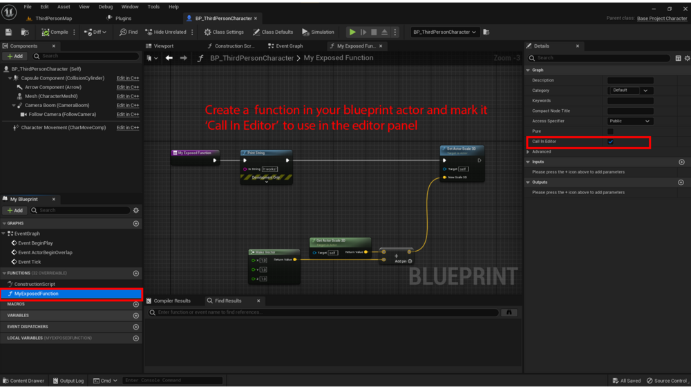 Actor Function Trigger Plugin 